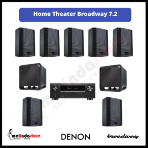 Paket Home Theater Big Room Speaker Broadway 7.2